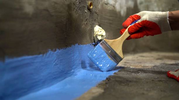Commercial Interior Drainage System project at a Novi, MI business property by SJ Waterproofing Pros
